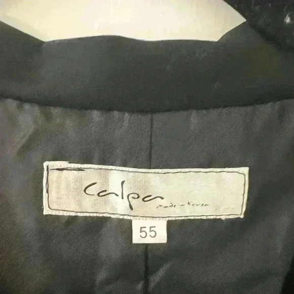 Black lined vest size 55 It fits like a large (G114) - Picture 3 of 8